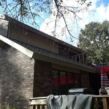 1st & 2cd story gutter & filter installation