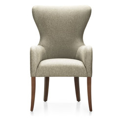 Crate&Barrel - Galloway Wingback Dining Chair (Tobias) - Armchairs And Accent Chairs