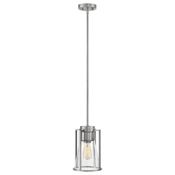 Hinkley 63307BN-CL Small Pendant, Brushed Nickel