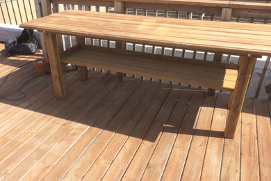 Chicago Roof Top Table & Benches for a Friend
