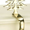 Silhouette Tree Stocking Hanger, Lacquered