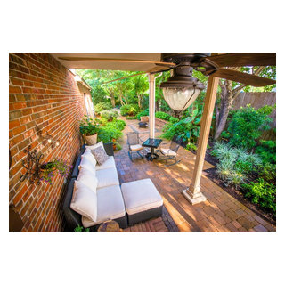 New Orleans Inspired Backyard - Traditional - Patio - Houston - by ...