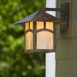 Brass Light Gallery - Pine Lake&trade; Lantern 12" Exterior Lighting - Outdoor Wall Lights And Sconces