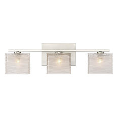 Bath Fixture 3 Light Brushed Nickel