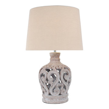 Marolo Table Lamp Stone
