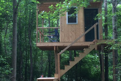 Mountain style exterior home photo in Charlotte
