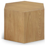 Meridian Furniture - Eternal Modular Coffee Table, Natural, 1 Piece - Liven up your living room with this coffee table from the Eternal collection. Crafted from solid white oak wood and featuring a natural color, this coffee table is both sturdy and stylish. Its modular shape enables you to connect the coffee table to as many as needed, making it a versatile accent piece for your home. Its contemporary design is perfect for any modern living space, and its stability ensures that it stays in place.