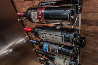 Trendy wine cellar photo in Sacramento
