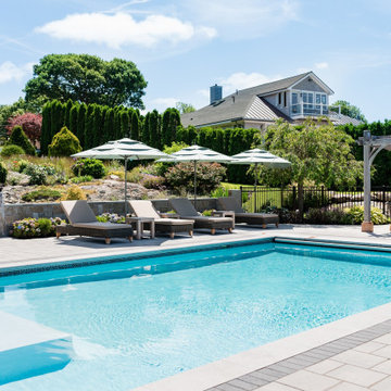 Paved Pool Area