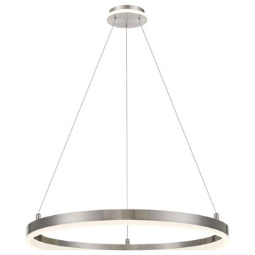 George Kovacs Recovery 31.5" LED Pendant In Brushed Nickel P1912-084-L