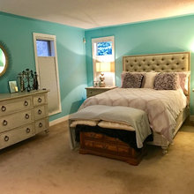 Our bedroom and bathroom reno