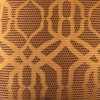 Plutus Portia Gold and Brown Luxury Throw Pillow, Double Sided 24"x24"