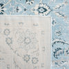 Safavieh Isabella Collection ISA912 Rug, Light Blue/Cream, 6'7" Square