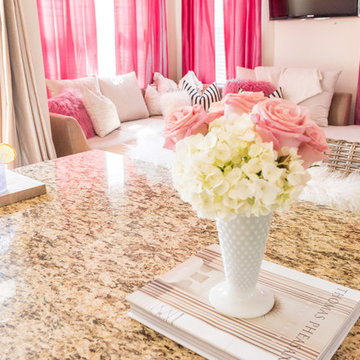 Stylish Santa Cecilia Granite Countertops At West Broad Village in Richmond, VA