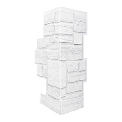 154-OXFORD COBBLE STONE CORNER 11" W (EACH SIDE) &times; 30 &frac12;"H &times; 1"D - Wall Panels