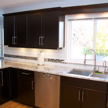 Cabinet Refacing done in Cherry Veneer