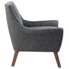 INK+IVY Scott Lounge Chair, Gray