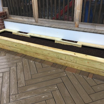 Paver Patio, HVAC Screen, and Raised Planter Bed