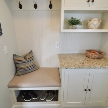 Custom mudroom bench cushion