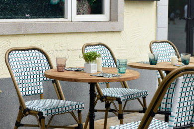 Chaise de terrasse parisienne - chaise de terrasse polyrotin