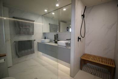 Design ideas for a bathroom in Brisbane.