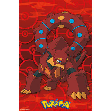 Pokemon Volcanion Poster, Premium Unframed