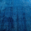 Vibrance, One-of-a-Kind Hand-Knotted Area Rug Blue, 8' 4" x 10' 2"