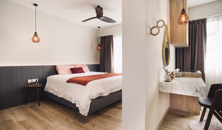 Houzz Tour: Pops of Colour Perk Up a Scandi-Themed Apartment