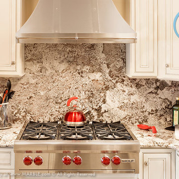 Bianco Antico Granite Kitchen | Marble.com