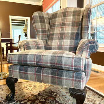 Formal entertaining, a traditional inspired living room.