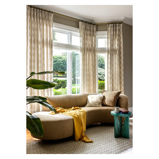 Brick Manor | Cresskill, NJ - Transitional - Living Room - New York ...
