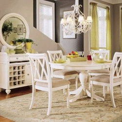 American Drew 920-701R Round Table Camden - Light - Dining Tables