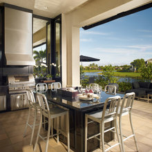 outdoor kitchen