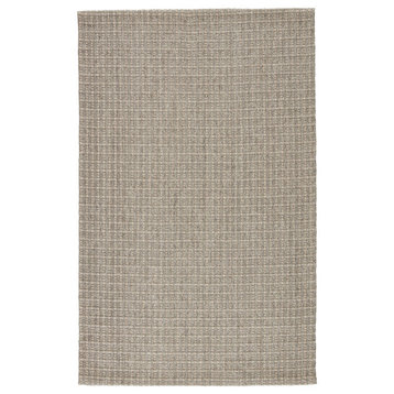 Jaipur Living Tane Natural Solid Gray Area Rug, 5'X8'