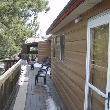 Steel Log Siding Install in Westcliffe, CO