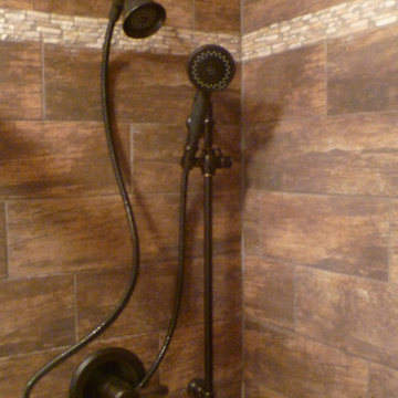 Wood Tile Shower