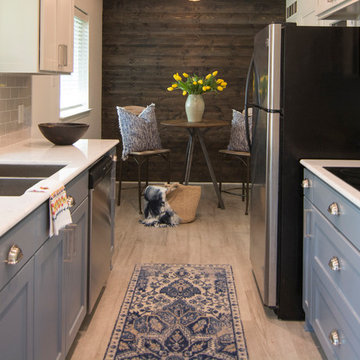 Tiny Kitchen and Bathroom