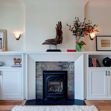 Spec house - fireplace