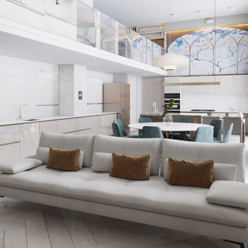 Luxury Modern Residence with Double-Height Spaces