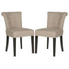 Safavieh Sinclair Ring Chairs, Set of 2, Oyster, Fabric