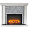 Glam Diamond Fireplace With Touch Control 48"W X 40"T
