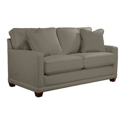 Kennedy Premier Apartment Size Sofa by La-Z-Boy shown in Granite - Products