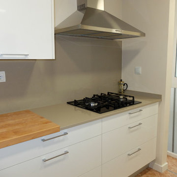 Reforma y ampliación de cocina - zona de trabajo y cocción