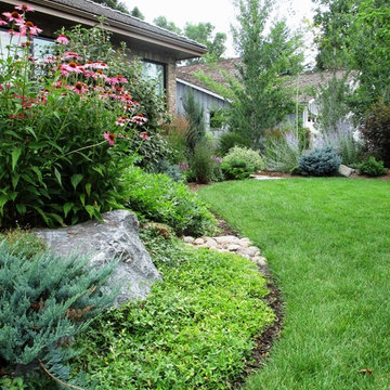 A Boulder Flower Garden