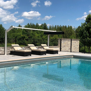 Freestanding Retractable Canopy, Hamilton