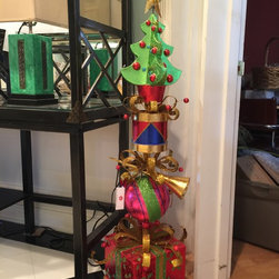 Tower of Presents - Christmas Decorations