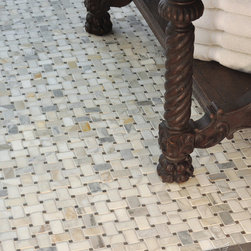 Basketweave Stone Mosaic - Tiles