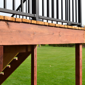Brown Wood Deck