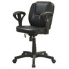 Serta Task Chair in Puresoft Black Faux Leather with Mesh