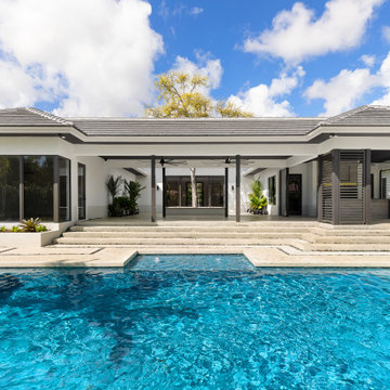Modern Mansion With a Swimming Pool, Modern House, Remodeling Ideas